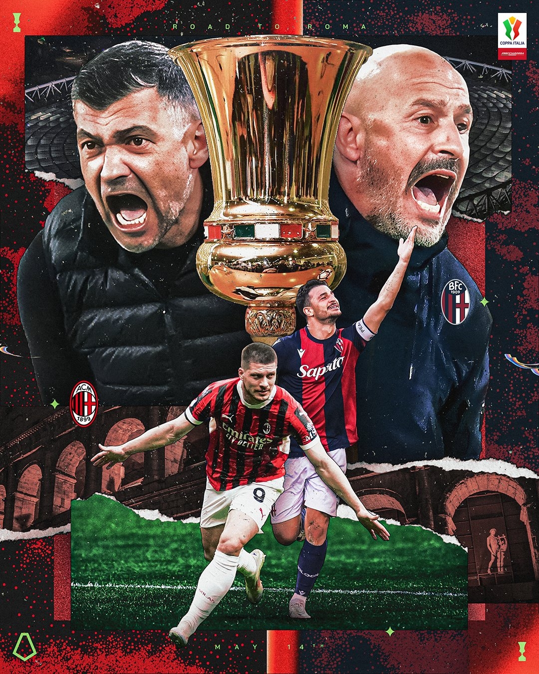 png电子平台弗罗伊勒：博洛尼亚和米兰五五开，但我们会努力赢得意杯决赛